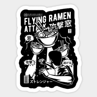 Flying Ramen Atack Sticker